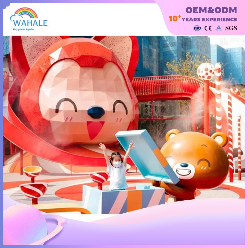 Dealer of Custom-made Children's Playground Equipment in The Shape of A Li for Outdoor Parks