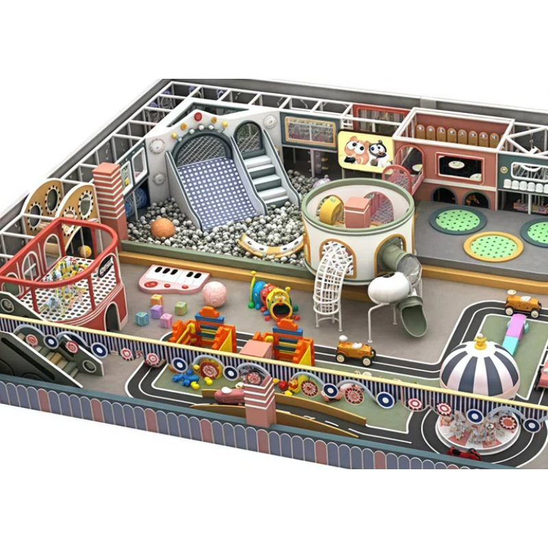 Blue and white checkered pattern slide