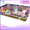 Custom-made Soft Furnishings And Playground Equipment in The Shape of Pink And Purple Cartoon Animals for Kindergartens