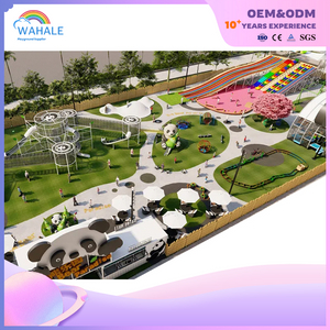Scenic Spot Outdoor Panda Shape Custom Children's Playground Equipment Wholesale