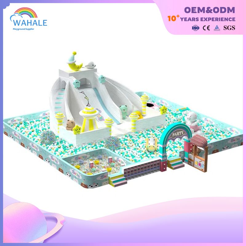 Indoor Green Space-themed Customized Children's Soft Furnishings Ocean Ball Pool Playground