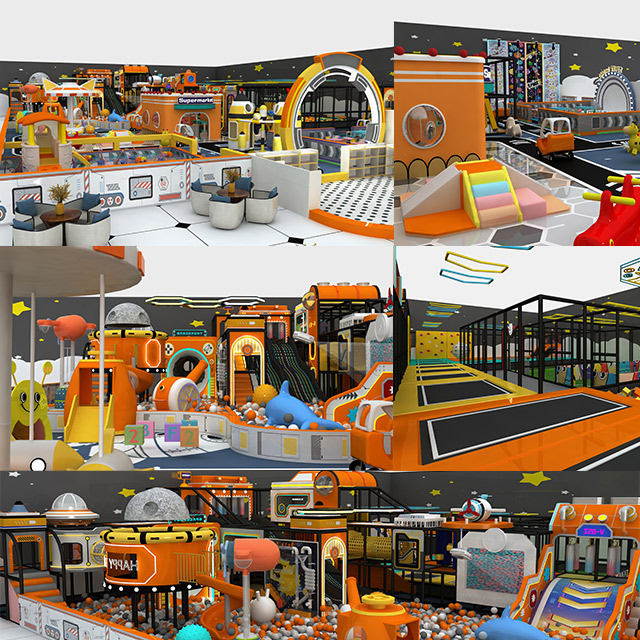 Orange Space Odyssey Playground (Brazil) - Large-Scale Indoor Playground Manufacturer