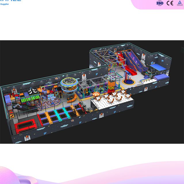 4-Story Mega Sports Complex (USA) - Extreme Adventure Playground Manufacturer