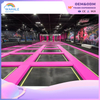 Macaron Color Custom Indoor Children's Trampoline Park Children's Parkour Escape Playground Facilities