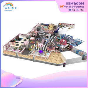 Mall indoor children's cartoon theme customized castle park children's soft installation playground facilities