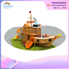 Customized Outdoor Boat Shape Children's Playground Equipment Children's Physical Training Amusement Park