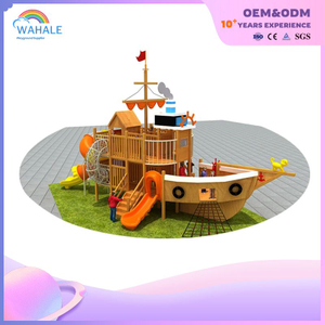 Customized Outdoor Boat Shape Children's Playground Equipment Children's Physical Training Amusement Park