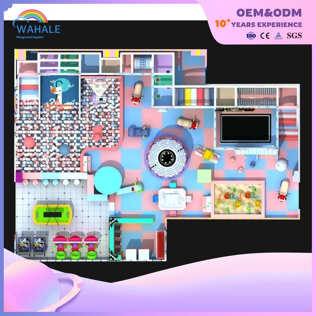 Children's Indoor Cartoon Custom Playground Fantasy Children's Amusement Park Equipment