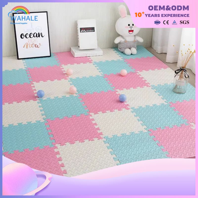 ملعب Foam Foam Mat Playground Naughty Castle Clisling حصيرة ملاهي حصيرة حبوب العشب المحيط