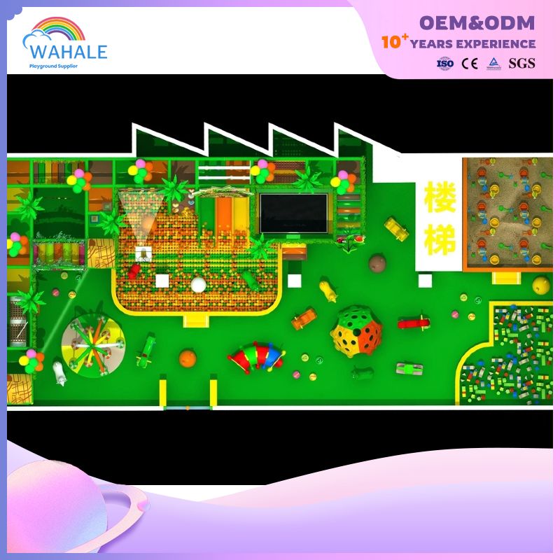 Customizable Adventure Forest Themed Children's Indoor New Playground Equipment in The Mall