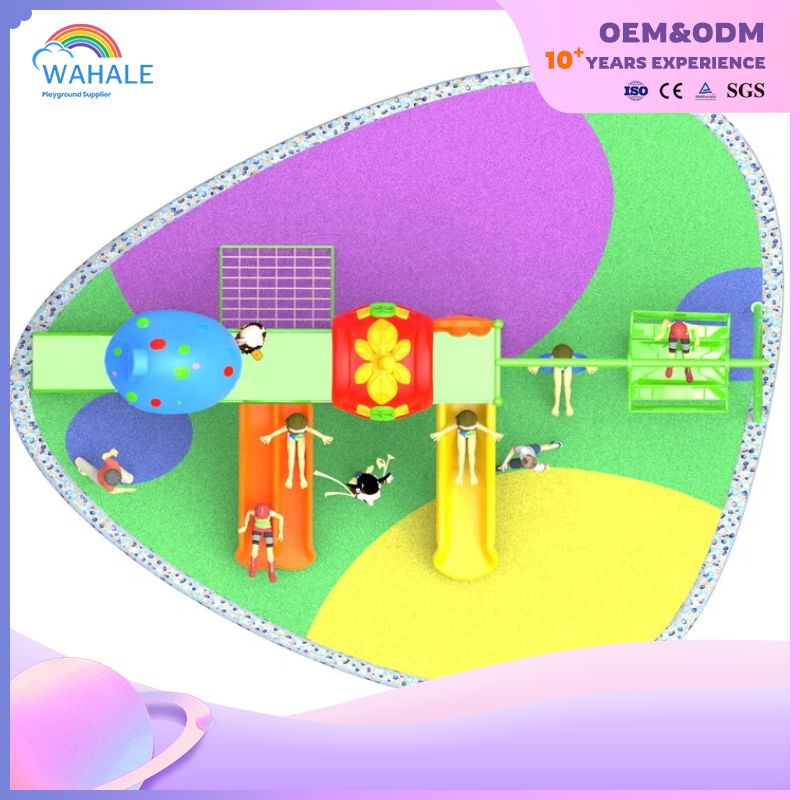 Macaron Color Outdoor Children Customized Playground Equipment Wholesale
