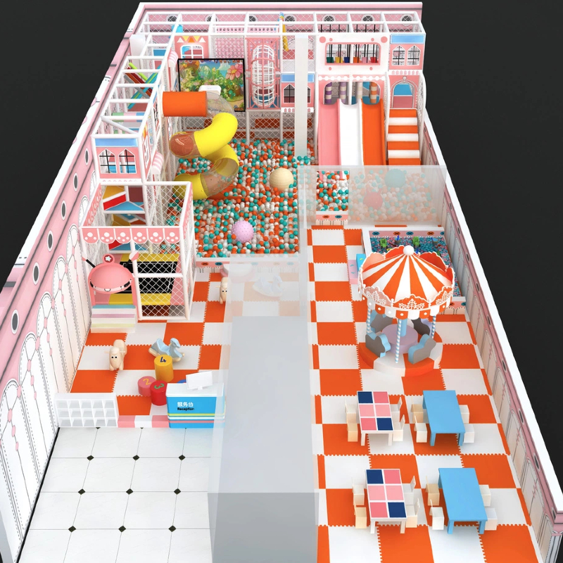  pink three layer maze