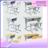 The Room Can Be Lifted Solid Wood Iron Table with Back Double Custom Table And Chair