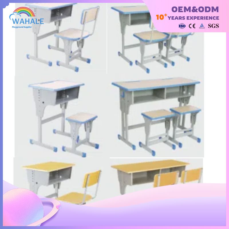 The Room Can Be Lifted Solid Wood Iron Table with Back Double Custom Table And Chair