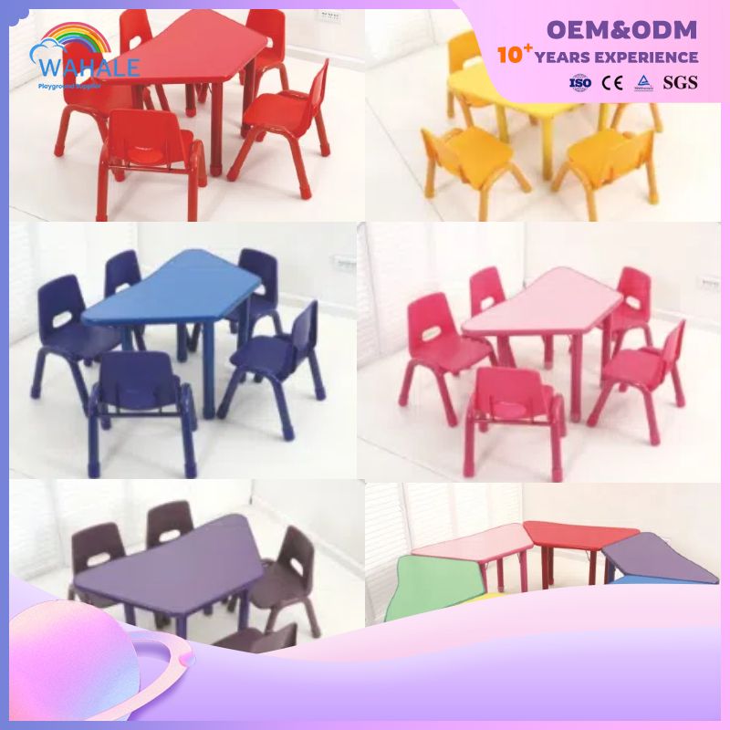 Early Education Center Indoor Children Training Can Be Spliced Table And Chair Equipment Wholesale