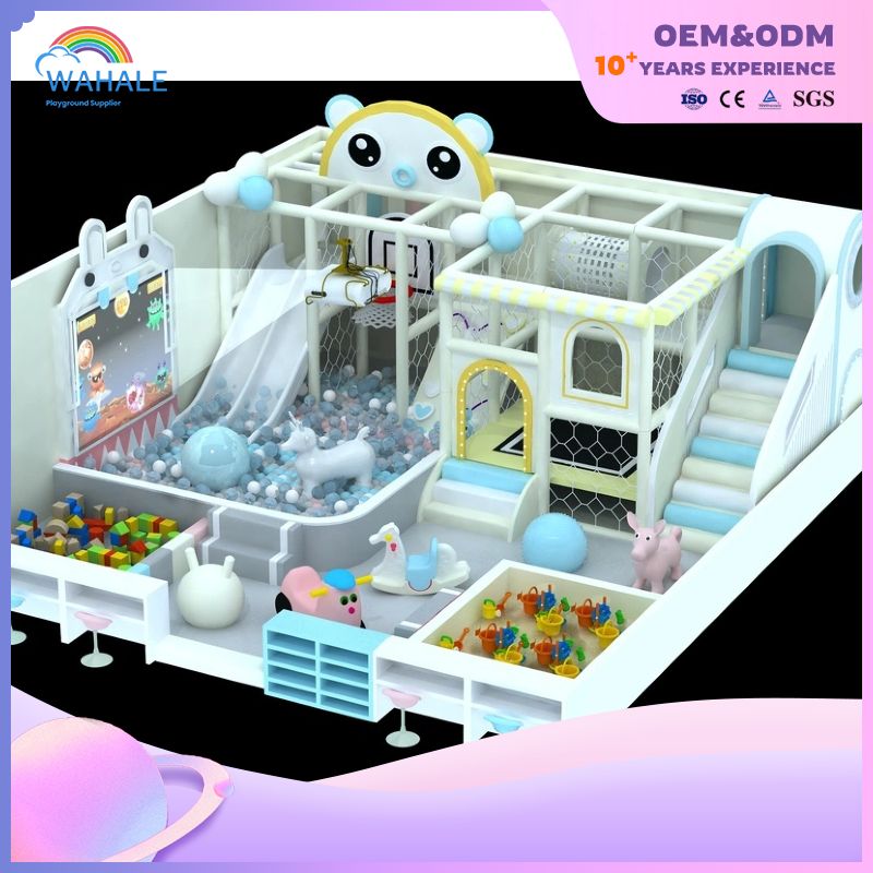 Macaron Color Children Custom Indoor Interactive Park Amusement Equipment Wholesale