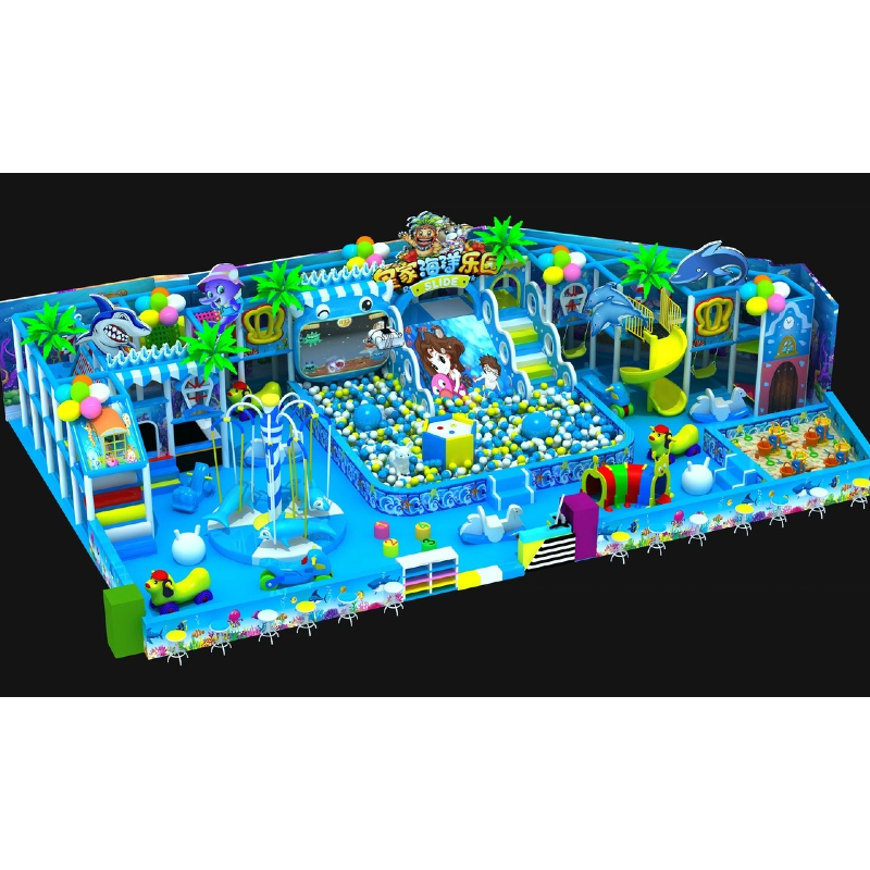 blue little monster shape projection