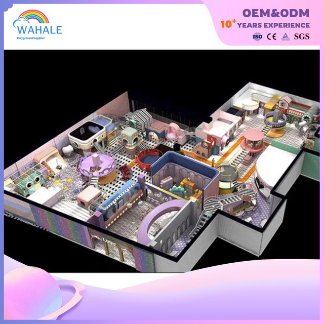 Orange Children's Soft Decoration Playground Customized Indoor Children's Interactive Soft Decoration Play Area