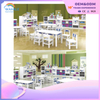 European Simple White Series Single Bed Kindergarten Equipment Wholesale
