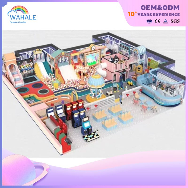 Early education center children's indoor castle theme customized children's playground facilities