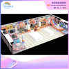 Macaron Color Indoor Adventure Game City Great Amusement Park Trampoline Jump Park Supplier