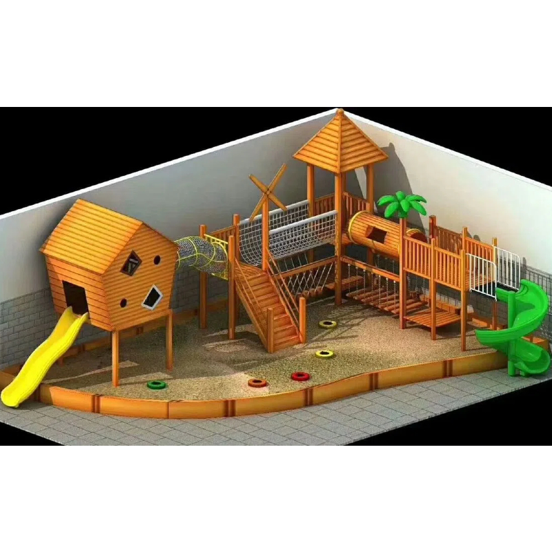 wooden outdoor play house