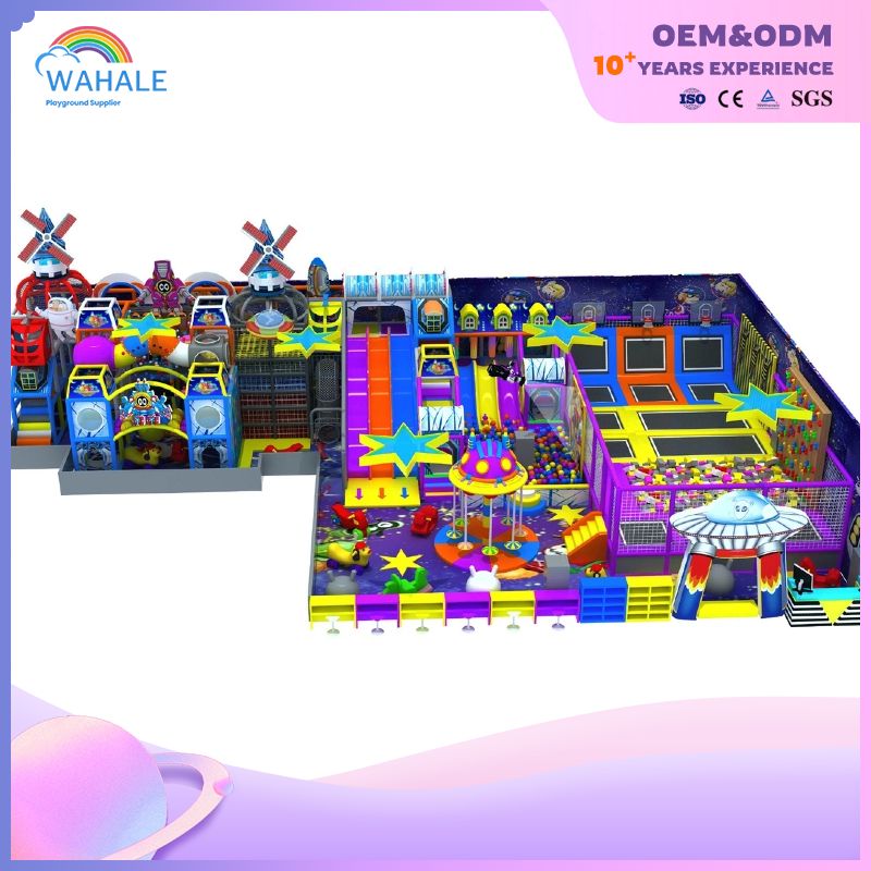 Video Game Town Theme Children's Playground Customized Children's Indoor Amusement Park Equipment Wholesale