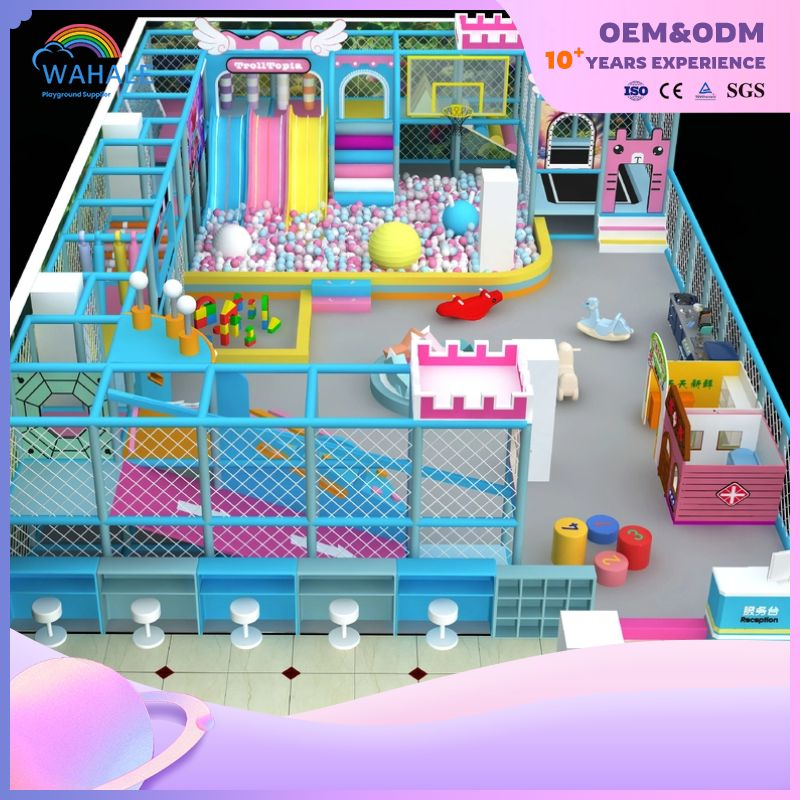 Magic Hair Fairy Theme Soft Indoor Playground Equipment Play Children Indoor Play Customization