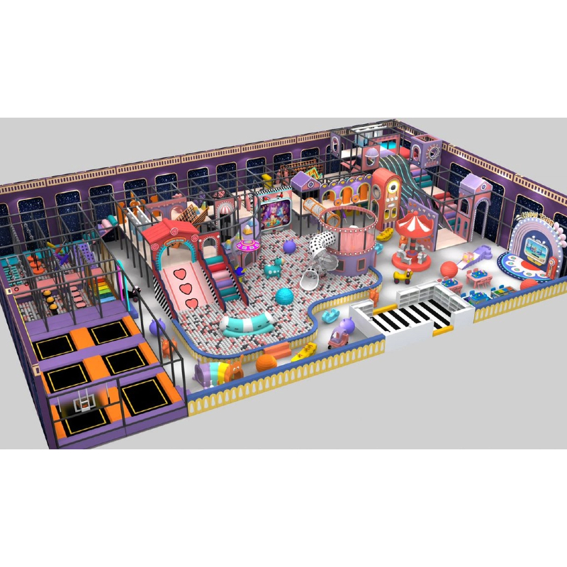 ndoor parkour crossing equipment