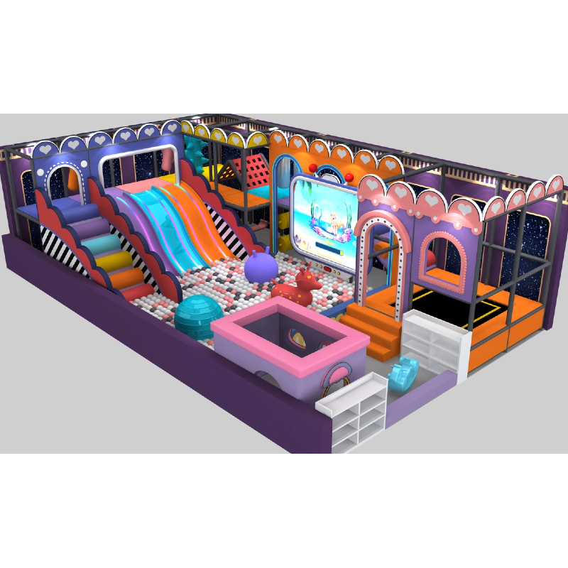 colorful wave light slide