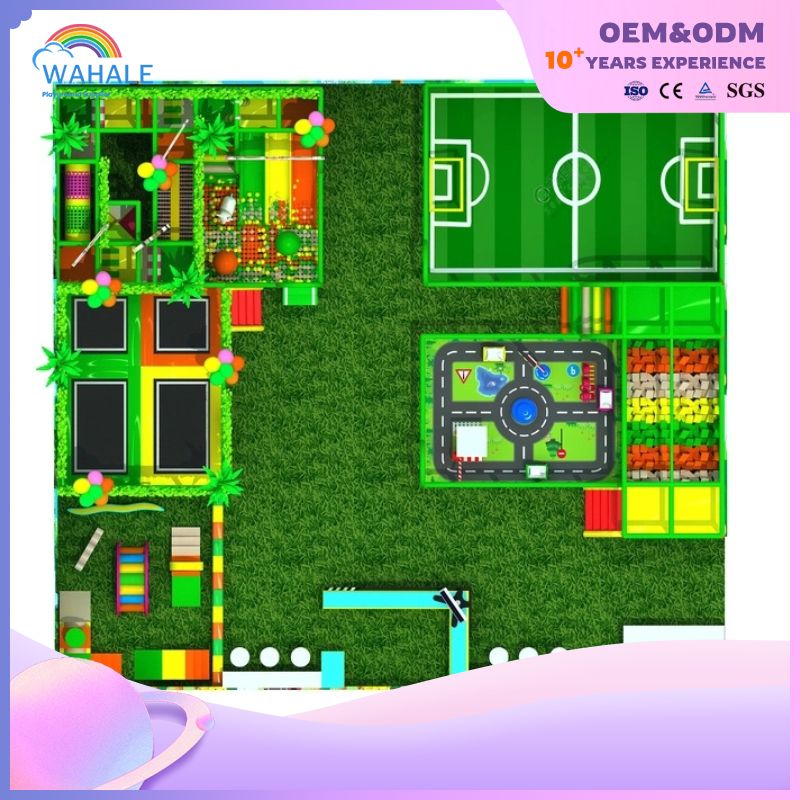Bear Theme Custom Indoor Playground Indoor Children's Cartoon Amusement Park Equipment