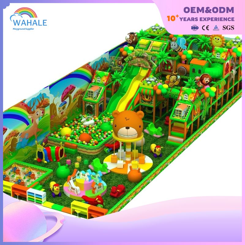 Enchanted Forest Bear Castle Park Entertainment Center Commercial Children's Indoor Playground