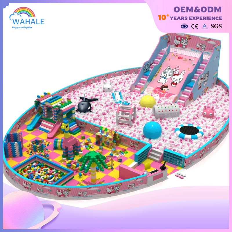 Children's customized circular indoor soft-mounted toy playground kindergarten play toy ball pool