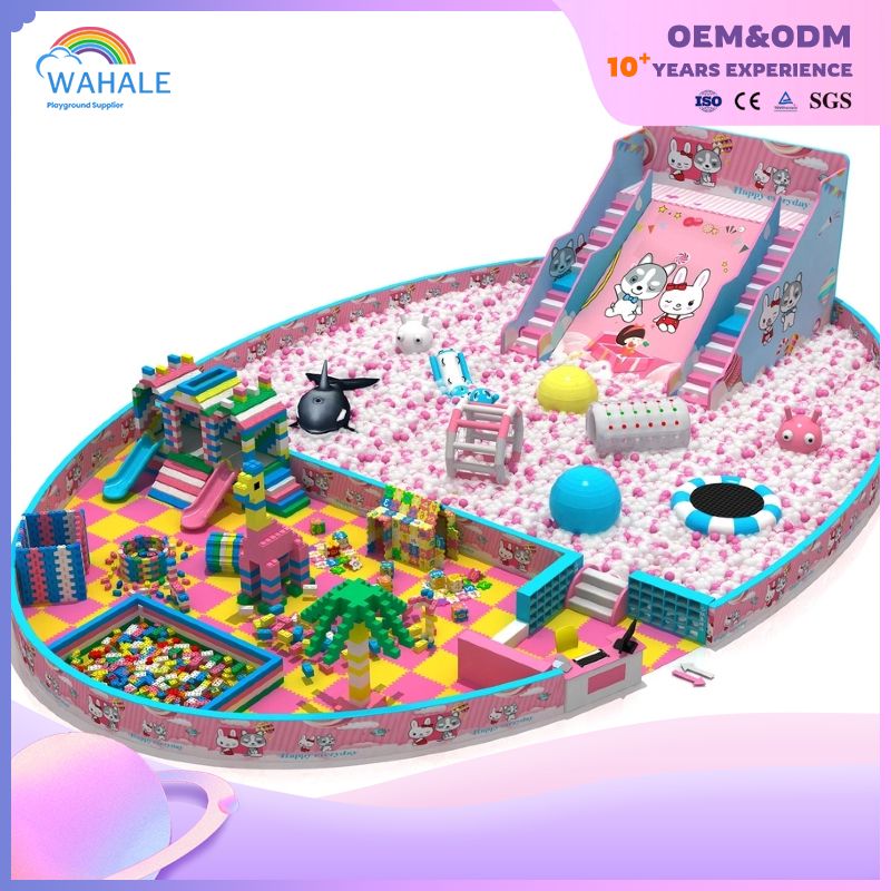 Children's customized circular indoor soft-mounted toy playground kindergarten play toy ball pool