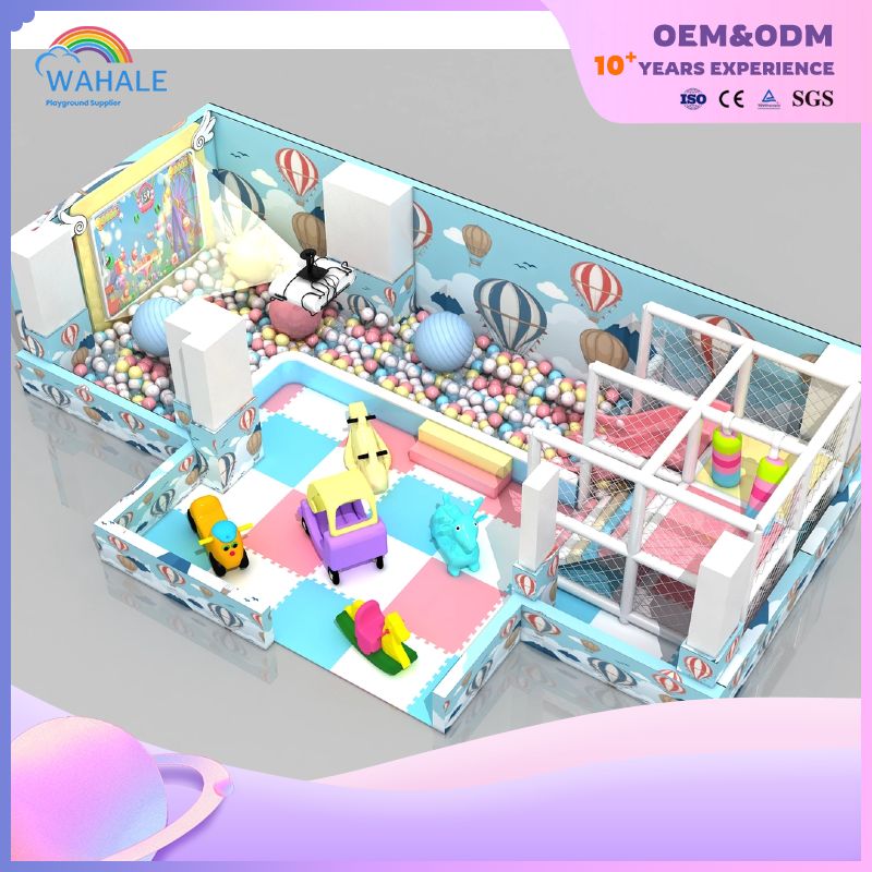 100 Square New Children's Fun Entertainment Fantasy Playground Children's Indoor Soft Decoration Amusement Park
