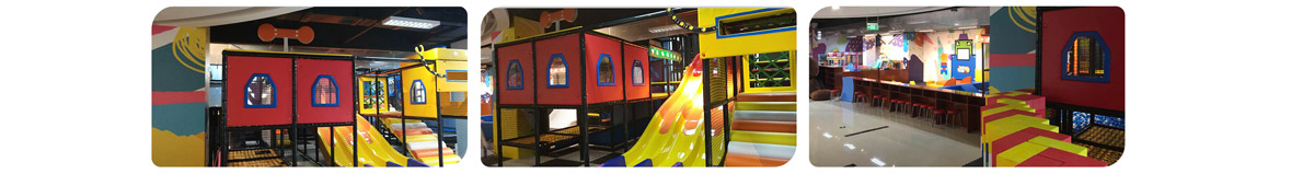 Multi-functional trampoline park