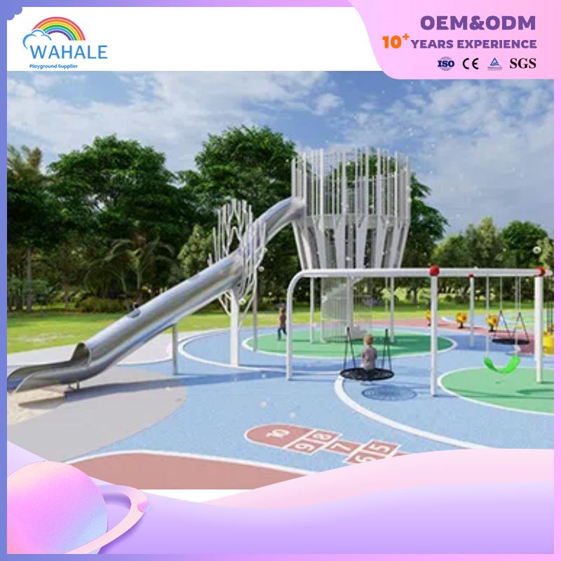 Forest Outdoor Children Cartoon Parent-child Interactive Playground Equipment Supplier
