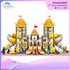 Park Outdoor Crown Modeling Custom Children's Orange Theme Playground Equipment Dealer