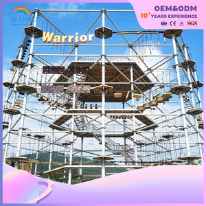 Scenic Area Outdoor Wooden Physical Training Children Warriors Expansion Park Equipment Wholesale