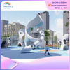 Kindergarten Outdoor Blue Ocean Theme Customized Children's Physical Exercise Playground Equipment Builder