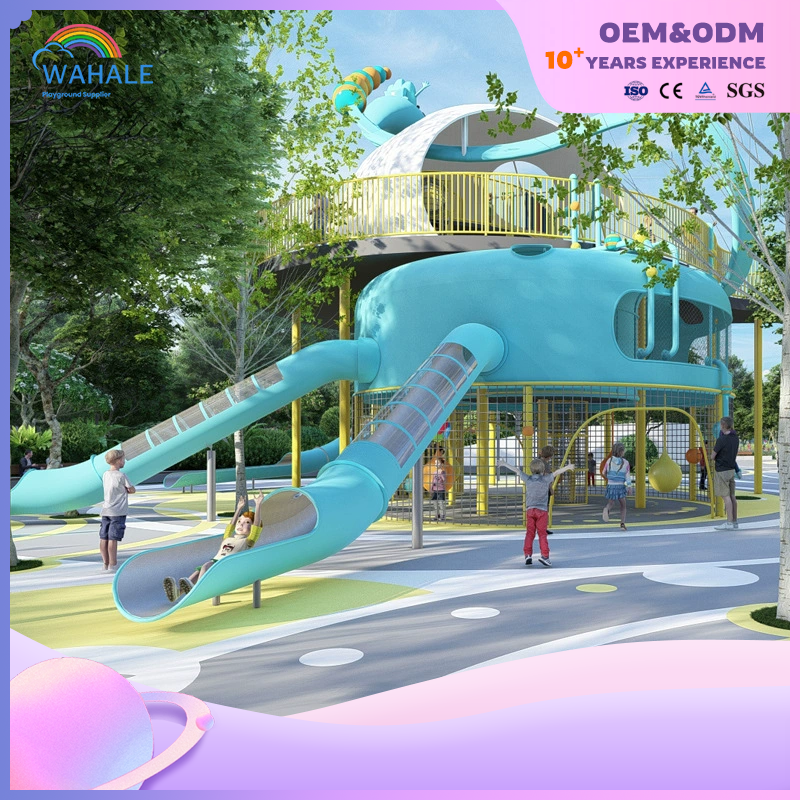Scenic Spot Outdoor Interstellar Theme Customized Children's Climbing Through The Playground Equipment