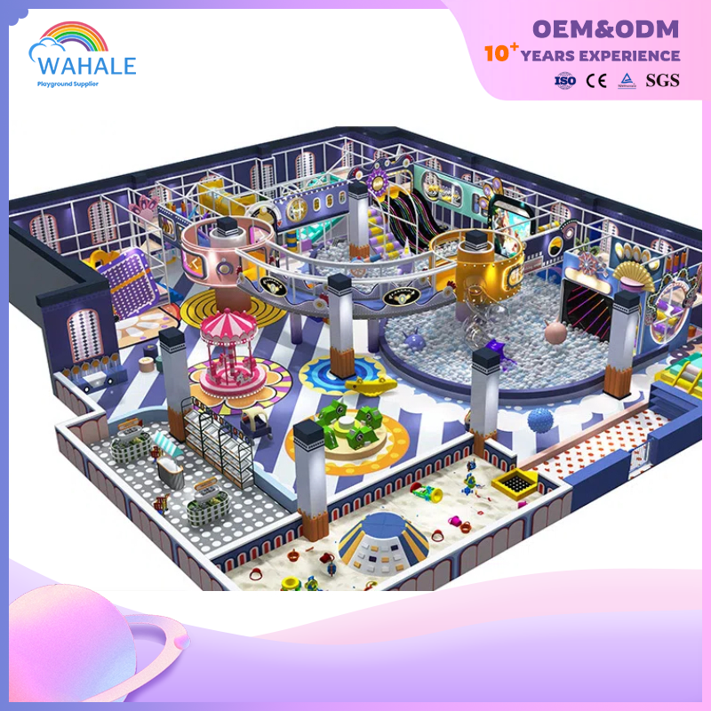 Sales Center Indoor Space Theme Customized Children's Soft Sports Playground Equipment Dealer