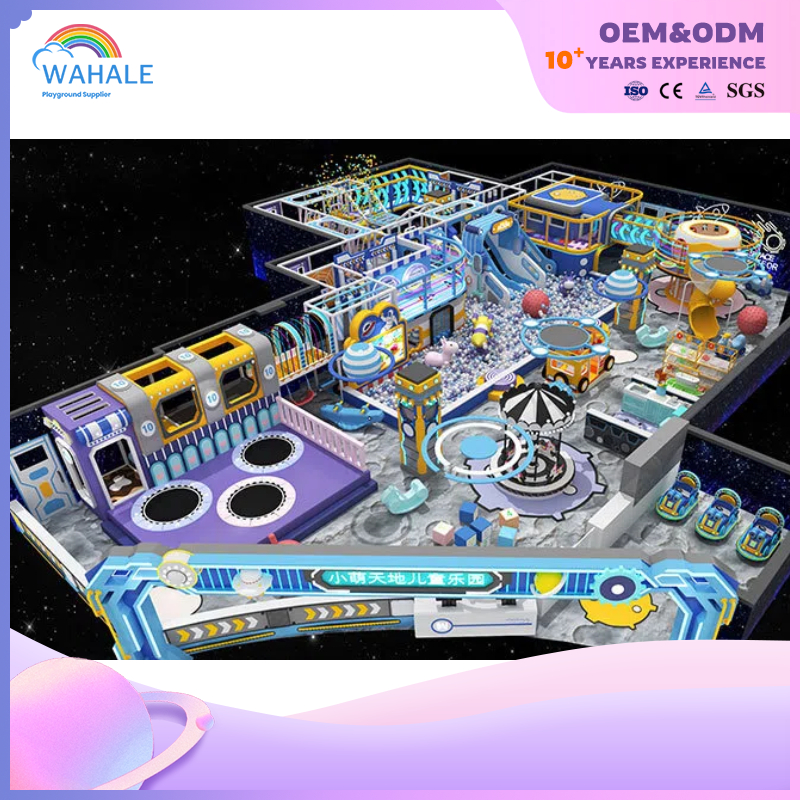 Sales Center Indoor Space Theme Customized Children's Soft Sports Playground Equipment Dealer