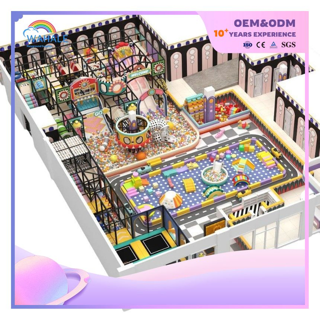Early Education Center Indoor Soft Decoration Playground Customized Children's Color Amusement Park Facilities