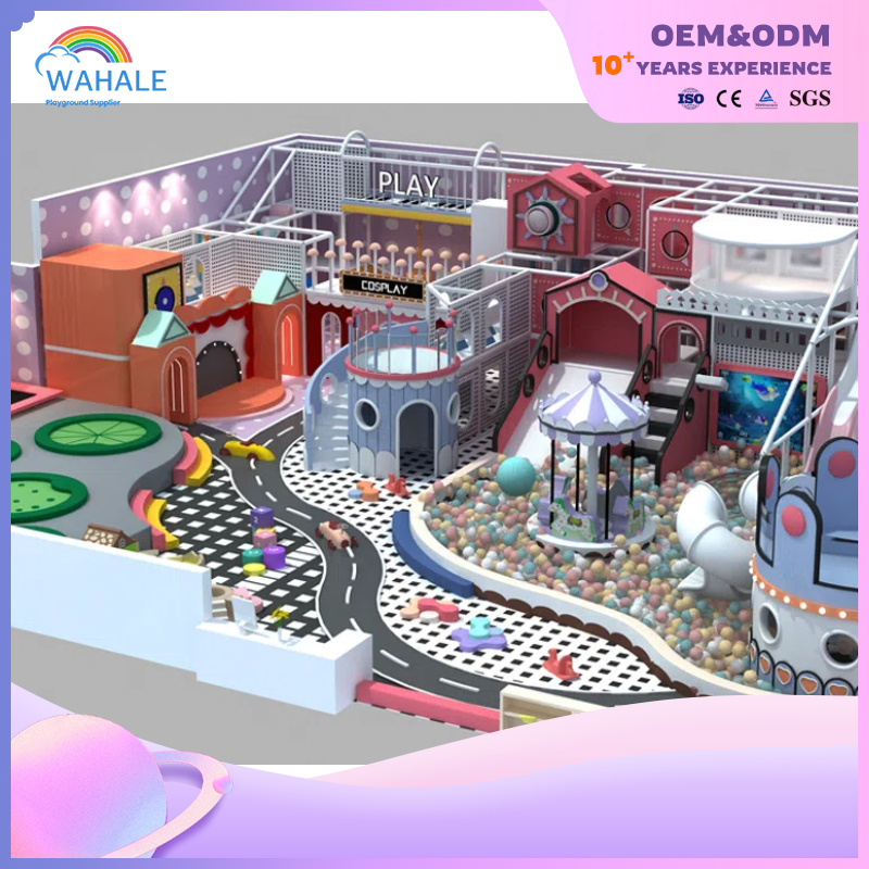 Sales Center Indoor Castle Theme Custom Children Soft Decoration Playground Equipment Builder