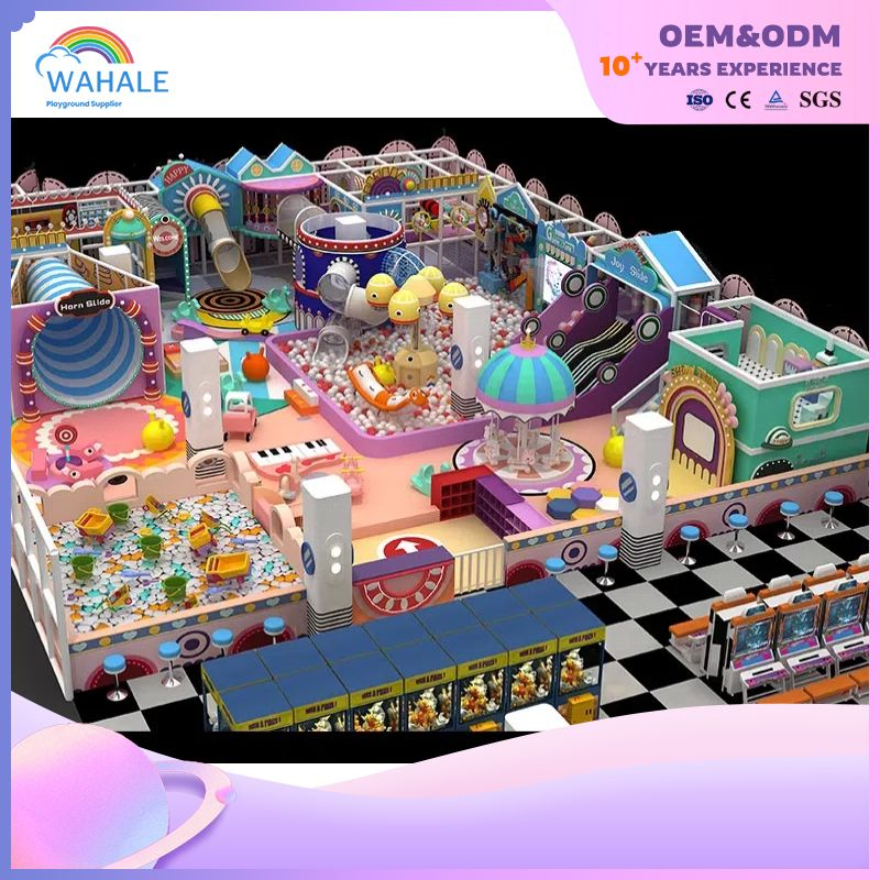 Circus Theme Group Customized Children's Amusement Park Facilities Soft Installation Fantasy Playground Equipment