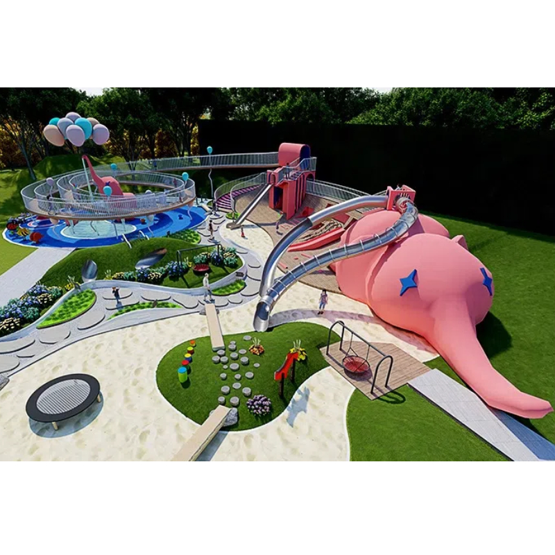 Balloon pink elephant tower