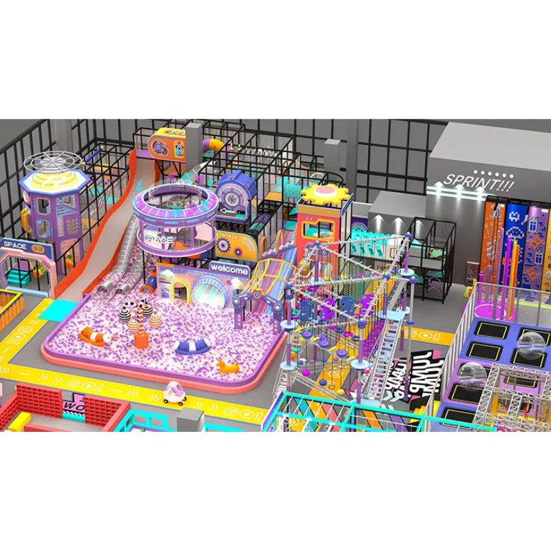 Color spiral high-altitude plum pile