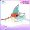 Early Education Center Outdoor Moon Shape Custom Children's Climbing Sports Unpowered Playground Equipment