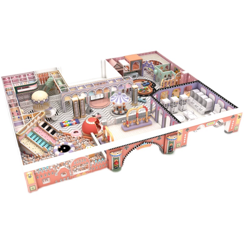 Tutu rabbit cartoon excavator modeling tower